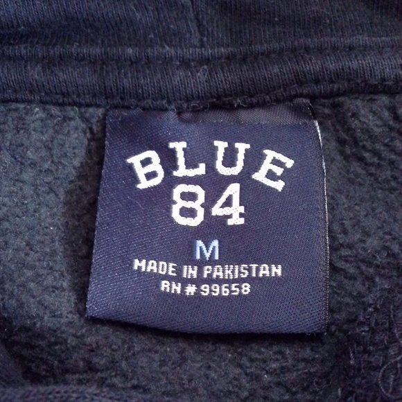 Blue 84 Sportswear men's hoodie Size M Black University of Missouri Raised logo - Picture 4 of 8